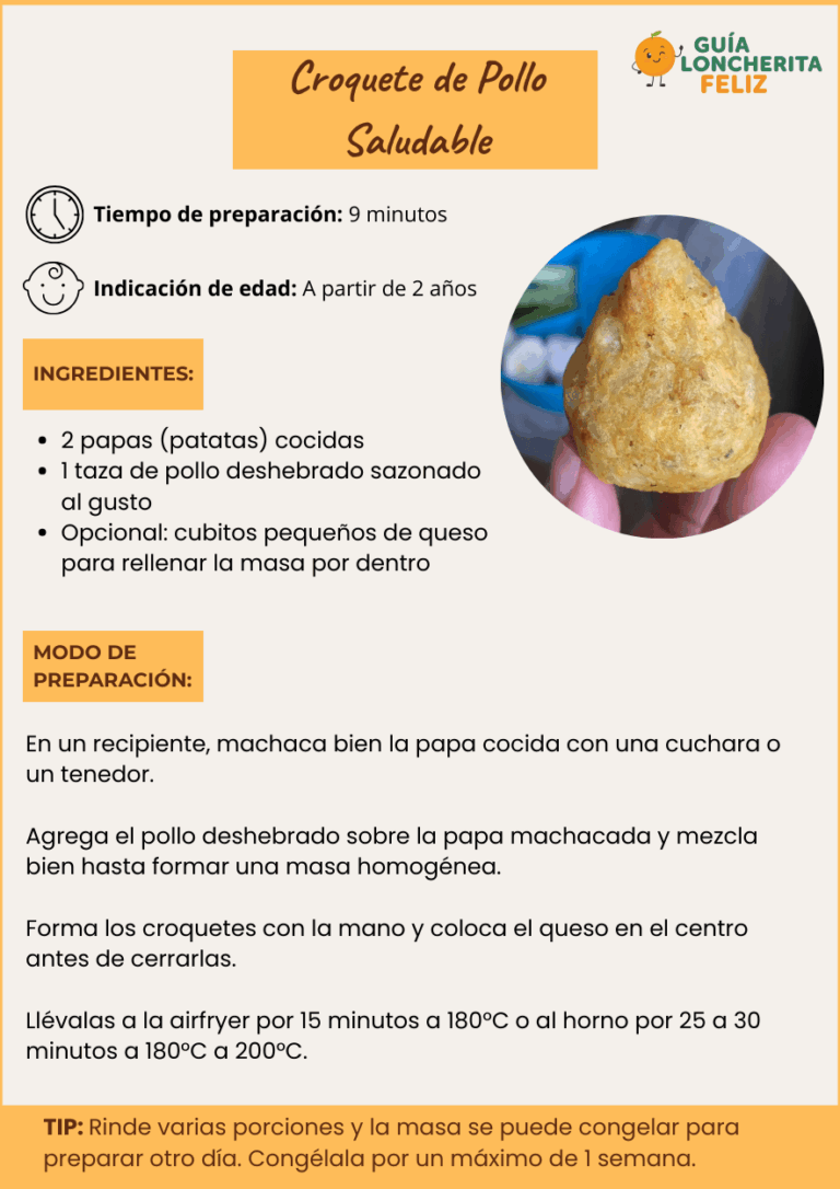 Croqueta de Pollo Saludable